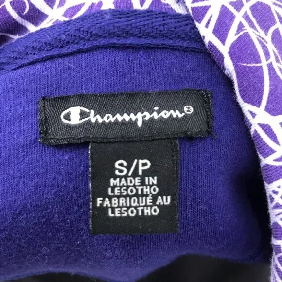 Champion women Zip up purple Hoodie S - Picture 13 of 13